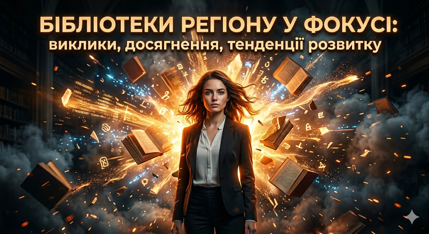 ZOOM "Бібліотеки регіону у фокусі: виклики, досягнення, тенденції розвитку"