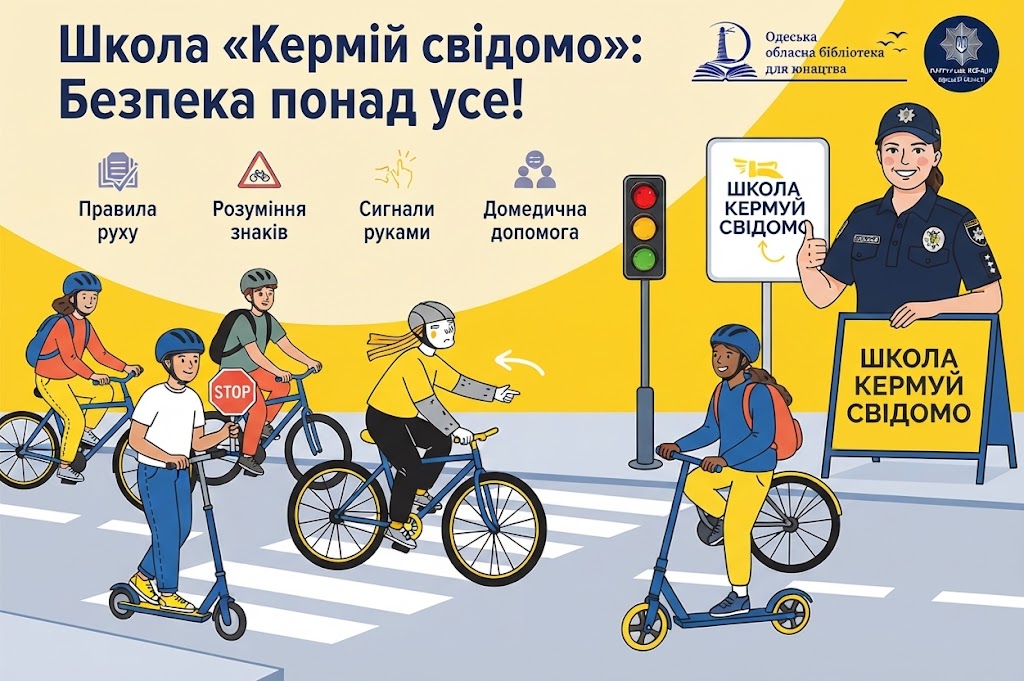 Літній цикл Школи керування велосипедом і самокатом «Кермуй свідомо» завершив свою роботу!..