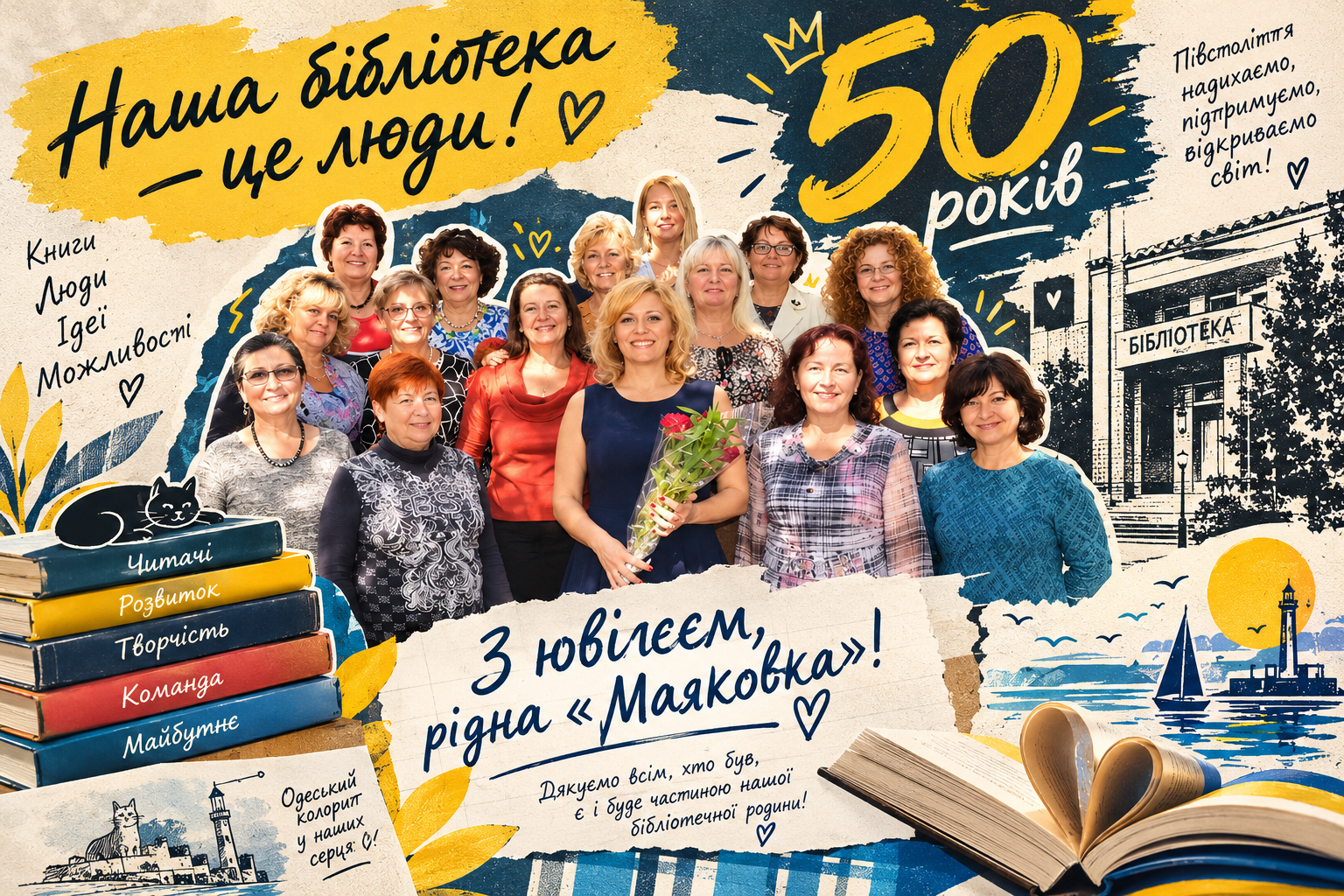 50 років бібліотечної родини